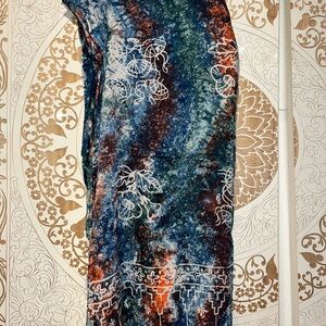 Colorful Tie-Dye Maxi Dress